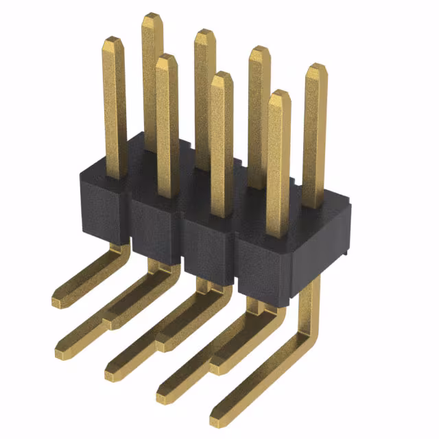 PH2RA-08-UA Adam Tech  Headers Male Pins